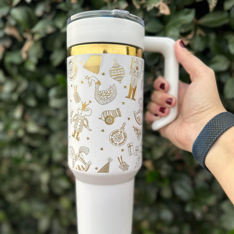 40oz Gold Plated Tumbler
