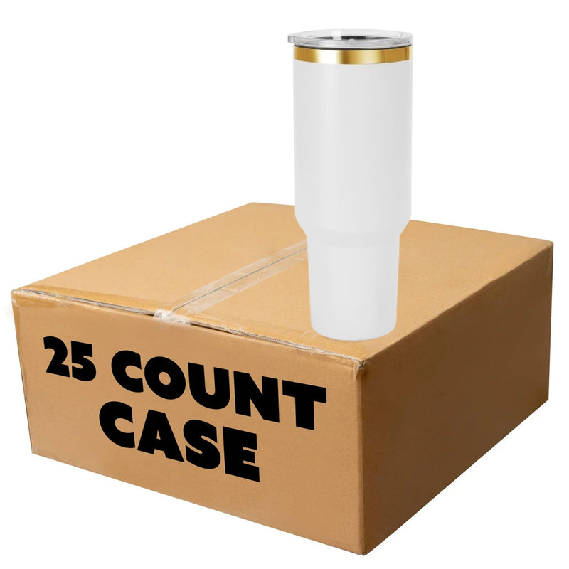 40oz Gold Plated Tumbler