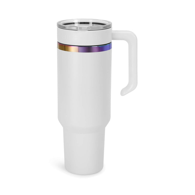 40oz Rainbow Plated Tumbler
