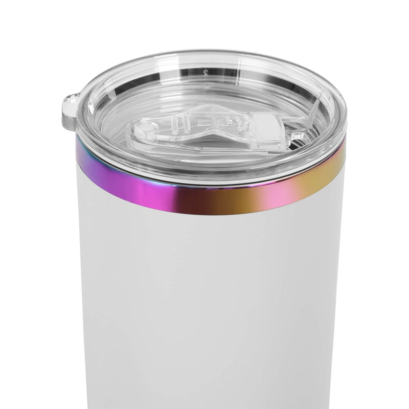 40oz Rainbow Plated Tumbler