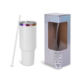 40oz Rainbow Plated Tumbler