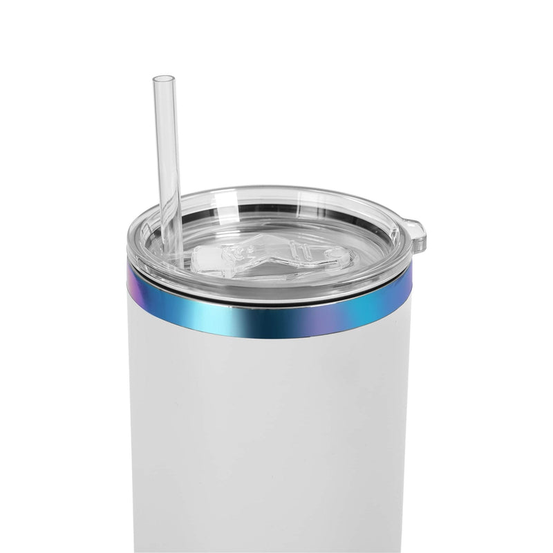 40oz Rainbow Plated Tumbler