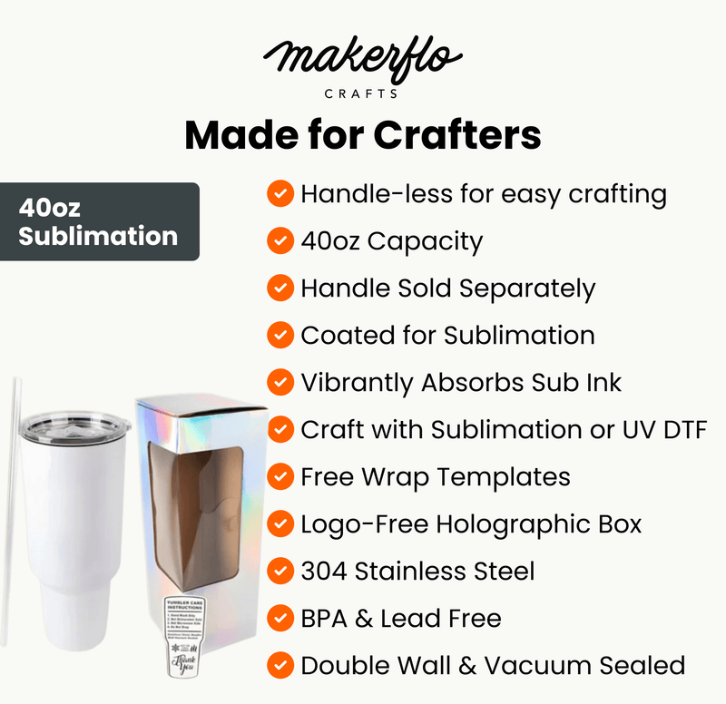 40oz Tumbler Sublimation