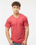 Tultex 207 Poly-Rich V-Neck T-Shirt