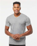 Tultex 207 Poly-Rich V-Neck T-Shirt