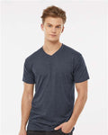 Tultex 207 Poly-Rich V-Neck T-Shirt