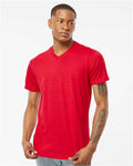 Tultex 207 Poly-Rich V-Neck T-Shirt