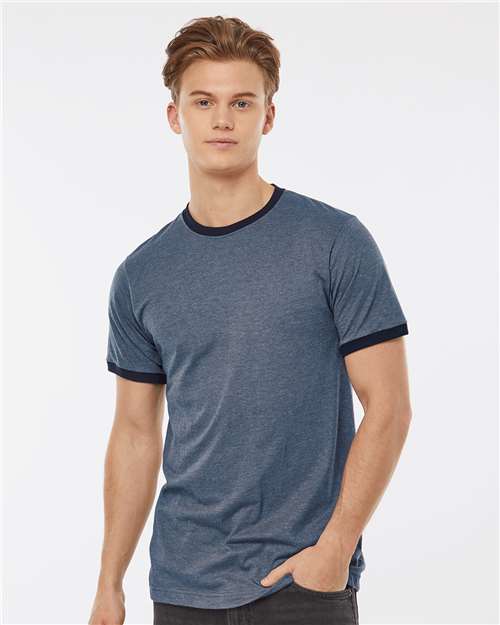 Tultex 246 Fine Jersey Ringer T-Shirt