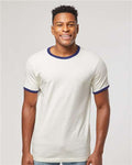 Tultex 246 Fine Jersey Ringer T-Shirt