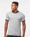 Tultex 246 Fine Jersey Ringer T-Shirt